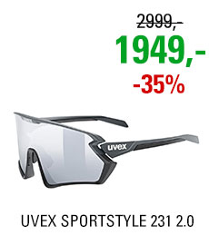 UVEX SPORTSTYLE 231 2.0, BLACK GREY MAT (2506) 2024