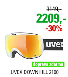 UVEX DOWNHILL 2100 CV RACE OTG white mat/mir orange colorvision green S5503921330 24/25