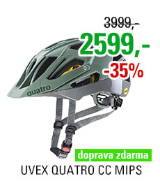 UVEX QUATRO CC MIPS, MOSS GREEN - RHINO 2025