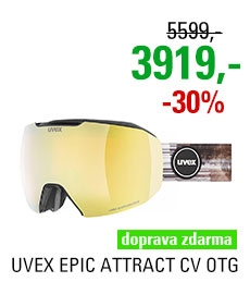 UVEX EPIC ATTRACT CV OTG black mat/mir gold orange S5506602031 24/25