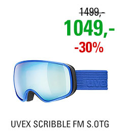 UVEX SCRIBBLE FM SPHERE OTG cobalt/mir blue clear S5505824130 24/25
