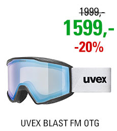 UVEX BLAST FM OTG black mat/mir blue on yellow S5501822330 25/26