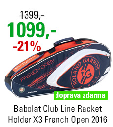 Babolat Club Line Racket Holder X3 French Open 2016