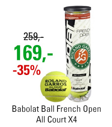 Babolat Ball French Open All Court X4 2016