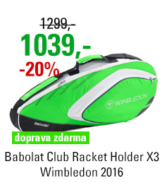 Babolat Club Racket Holder X3 Wimbledon 2016