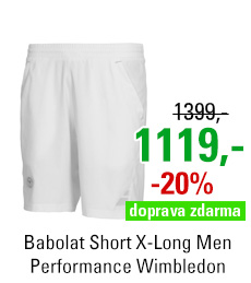 Babolat Short X-Long Men Performance Wimbledon White 2016