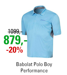 Babolat Polo Boy Performance Blue 2016
