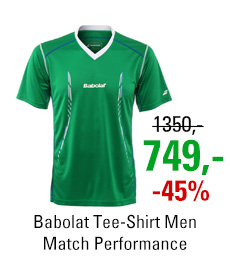 Babolat Tee-Shirt Men Match Performance Green 2014