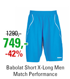 Babolat Short X-Long Men Match Performance Blue 2014