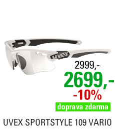 UVEX SGL 109 VARIO, WHITE BLACK