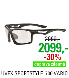 UVEX SGL 700 VARIO, BLACK MAT