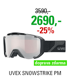 UVEX SNOWSTRIKE PM, black mat/ltm silver S5504182026