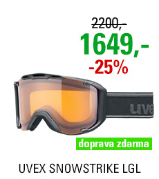 UVEX SNOWSTRIKE LGL, black mat dl/lasegold lite S5504202029