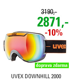 UVEX DOWNHILL 2000, coal-orange mat/rainbow S5501155026