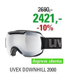 UVEX DOWNHILL 2000, black/ltm silver S5501090326