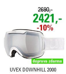 UVEX DOWNHILL 2000, white/ltm silver S5501091826