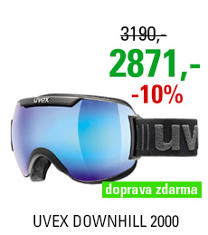 UVEX DOWNHILL 2000, black mat/blue S5501152426