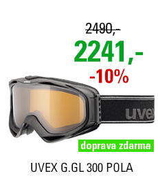 UVEX G.GL 300 POLA, black mat/polavision/clear S5502142221