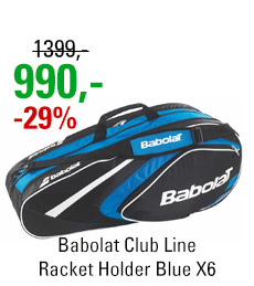 Babolat Club Line Racket Holder X6 Blue 2015