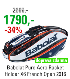 Babolat Pure Aero Racket Holder X6 French Open 2016