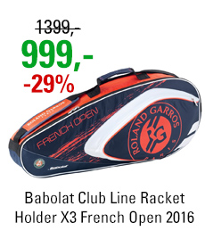 Babolat Club Line Racket Holder X3 French Open 2016