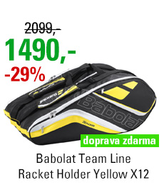 Babolat Team Line Racket Holder Yellow X12 2016