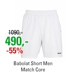 Babolat Short Men Match Core White 2015