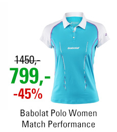 Babolat Polo Women Match Performance Blue 2014