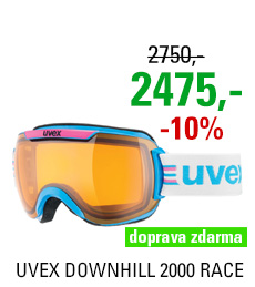 UVEX DOWNHILL 2000 RACE, cyan pink/lasergold S5501124929