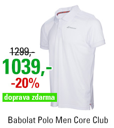 Babolat Polo Men Core Club White 2017