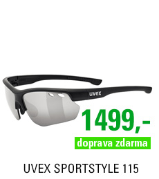 UVEX SPORTSTYLE 115, BLACK MAT