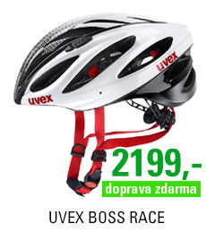 UVEX BOSS RACE, WHITE-BLACK