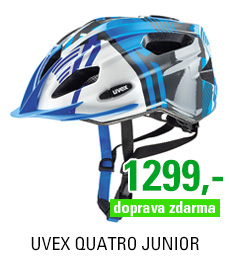 UVEX QUATRO JUNIOR, BLUE-SILVER