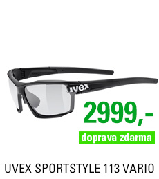 UVEX SPORTSTYLE 113 VARIO, BLACK MAT