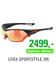 UVEX SPORTSTYLE 705, BLACK MAT ORANGE