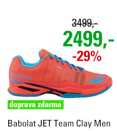 Babolat JET Team Clay Men Fluo Red