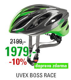 UVEX BOSS RACE, GREY-NEON GREEN 2017