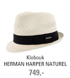 Klobouk HERMAN HARPER 001 NATUREL