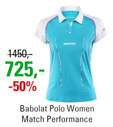 Babolat Polo Women Match Performance Blue 2014