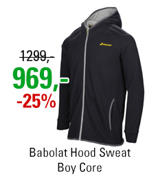 Babolat Hood Sweat Boy Core Black 2017