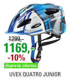 UVEX QUATRO JUNIOR, BLUE-SILVER