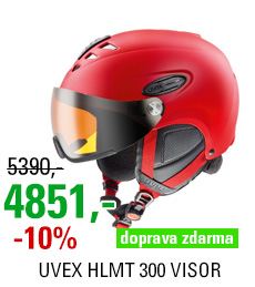 UVEX HLMT 300 VISOR red mat S566162300