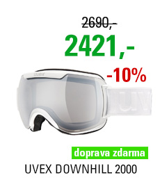 UVEX DOWNHILL 2000, white/ltm silver S5501091826