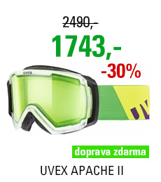 UVEX APACHE II, transculent mat/glow green S5506310722