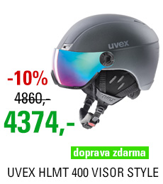 UVEX HLMT 400 VISOR STYLE titanium mat S566215500