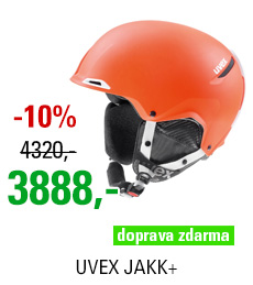 UVEX JAKK+ orange-white mat S566209800
