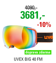 UVEX BIG 40 FM orange mat double lens S5504416026