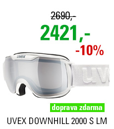 UVEX DOWNHILL 2000 S LM, white/ltm silver S5504381026