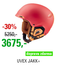 UVEX JAKK+ red-orange mat S566182380 16/17