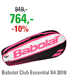 Babolat Club Essential X4 Racket Holder Pink 2018